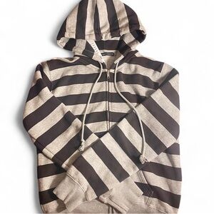 Brandy Melville Striped Christy Hoodie